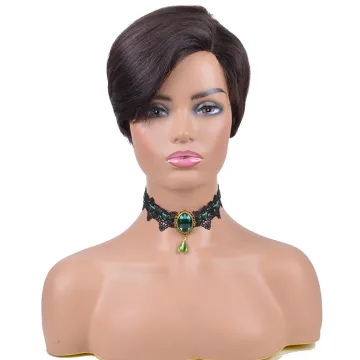 Wholesale Virgin Cuticle Aligned 100% Hair Human Hair Wigs Pixie Cut Short Brazilian Hair pixie wigs