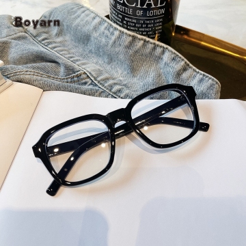 Trendy Boyarn Fashion Square Geerglasses για γυναίκες και άνδρες - πλαίσια μπλε φωτός