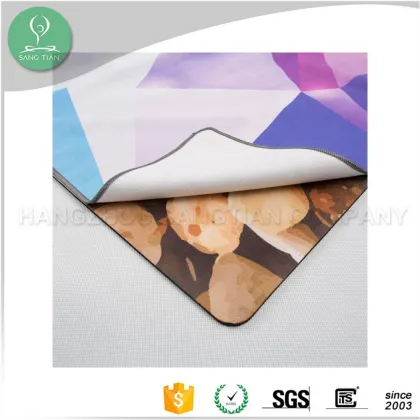 2016 microfiber yoga towel grips, hot yoga towel