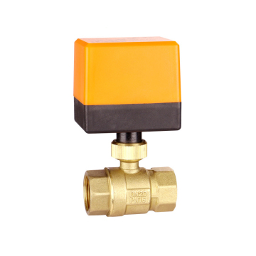 1/2", 3/4", and 1" AC 220V Brass Motorized Ball Valve: Two-Way Control Electric Valve