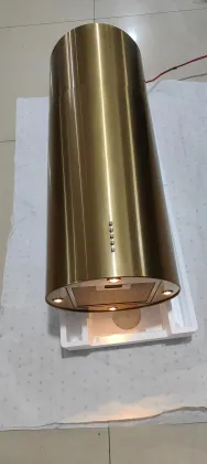 Circular Island Range Hood: Silent Smoke Exhaust Hood for Kitchens