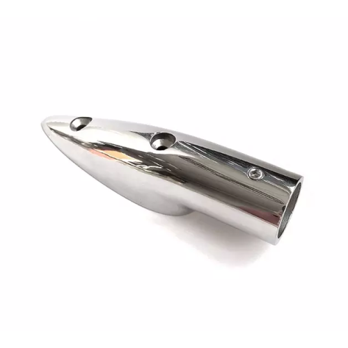 Marine Hardware Stainless Steel Mirror Polished Rail End