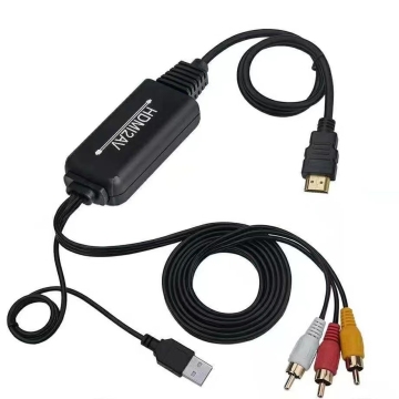 Przekształcony HD 1080P HD: Rozwiązanie eksperckie do cyfrowej do analogowej konwersji audio z HDMI na kompatybilność kablową AV RCA