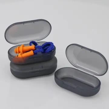 Custom Hard PP Tool Case Plastic Small Personal Protective Equipment Storage Box Cylinder Cheap Earplug box