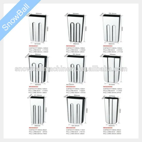 Family use stainless steel popsicle mold