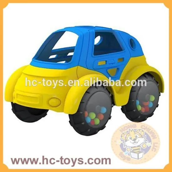 Kid Joy Cartoon Car, Baby Rattle Car, Crash Resistance Car, Cheap Toy, Soft Car