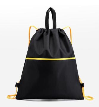 Mochila de ginástica de poliéster de logotipo personalizada para esportes e viagens