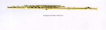 High-Grade 14k Gold Tube Flute 18 Holes (JFL-500GEB)