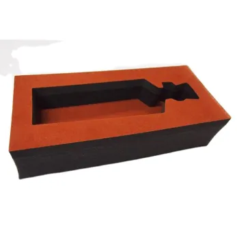 Custom Rigid Cardboard Wine Handle Box with EVA Foam Insert