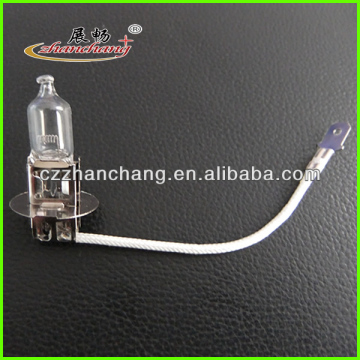 Car halogen bulb with Clear quartz glass H3 12v55w halogen bulb