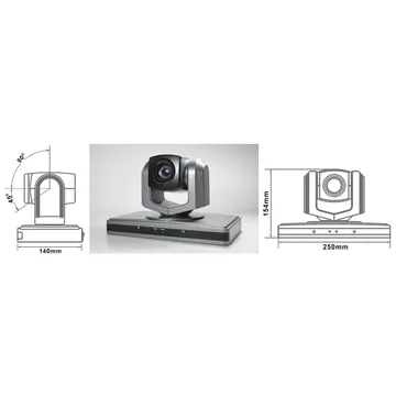 HD full color video conference camera, 2.1megapixels, 20X optical zoom video conferencing equipment