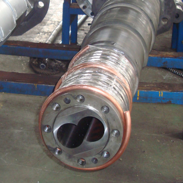 צילינדר חרוטי טווין בורג כפול קנה