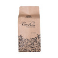 Compostable coffee pack box bottom with valve