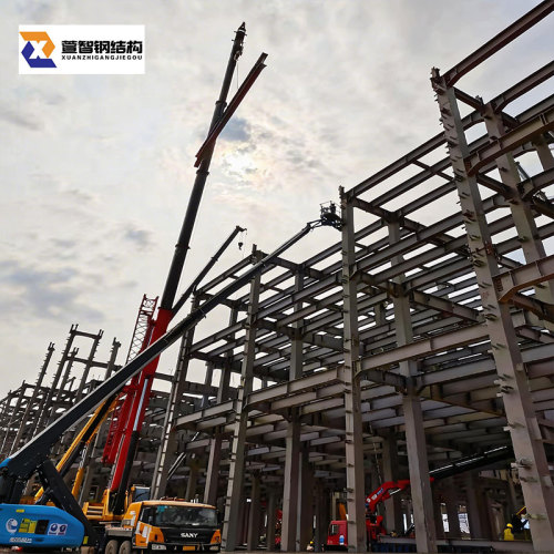 Многоэтажное здание из стальной конструкции для коммерческого использования