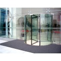 All Glass Automatic Revolving Doors with Night Security
