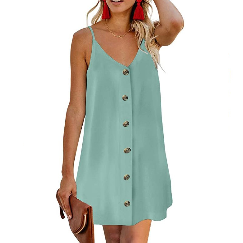 Women's Summer Spaghetti Strap Dress