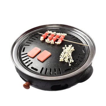 Long-Lasting Cast Iron Mini Portable Charcoal BBQ Grill for Japanese-Style Barbecue