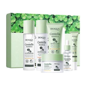 New Arrival Centella Soothing Repair Six-piece Skincare Set for Combination Skin