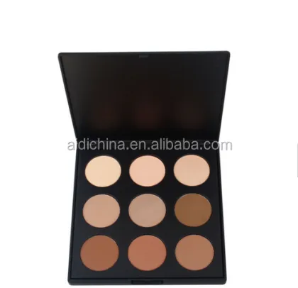 High-Quality Waterproof Compact Powder & Highlight Palette