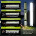 Linterna solar inflable con USB recargable y 4 modos