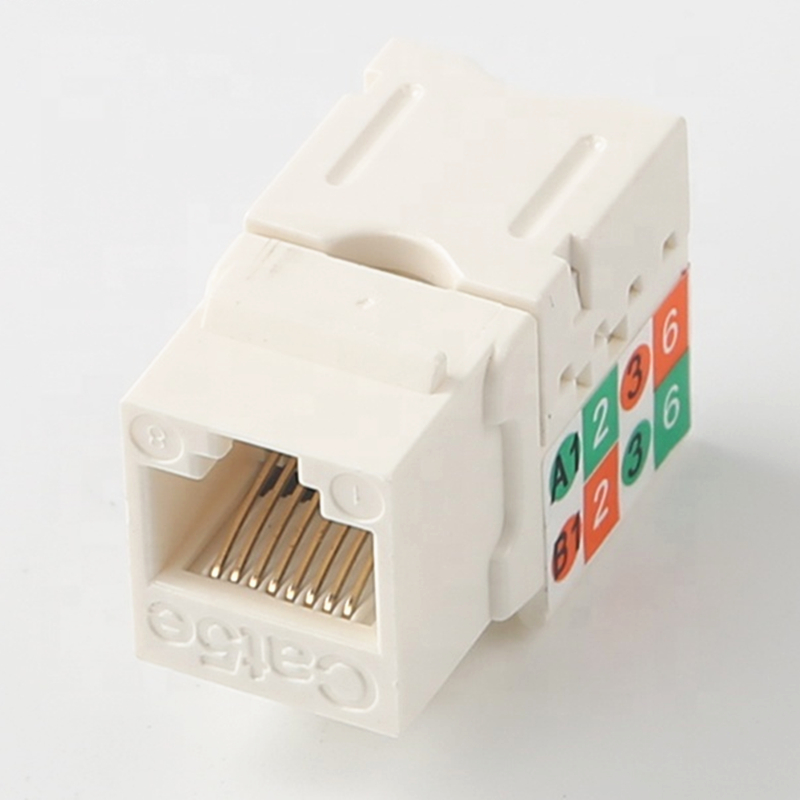 CAT5E/CAT6 UTP Keystone Jacks Punch Down Type