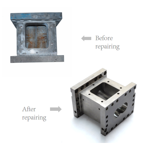 Reparatur des Zylinders des Doppelschneckenextruders