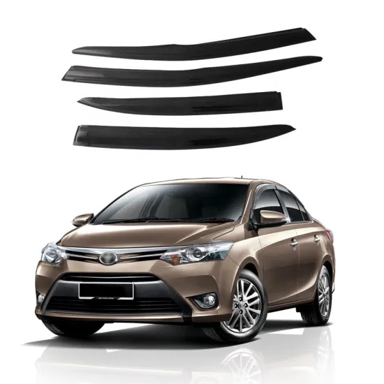 Car Black Windshield Rain Deflector Door Visor for Toyota Vios 2014-2018 Accessories