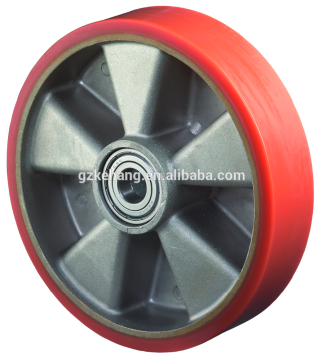 Wholesale red style Industrial heavy duty hand trolley wheels for caster/castor with ISO