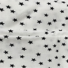 Tessuto per gonna tessuto con stampa stelle Challis in rayon fantasia