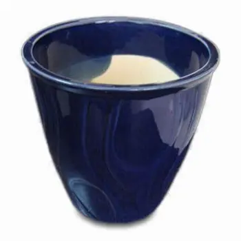 Flower Pot, Made of Ceramic Material, OEM Orders and Various Colors Welcomed, Sized 18 x 22cm