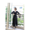 Large size women's visible thin dresses