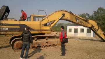 Working in construction site 330B excavator for sale