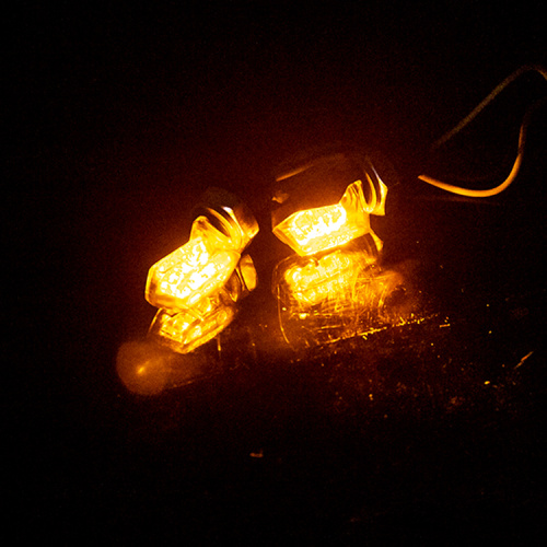 Lampu motor sing cerah 12 volt LED lampu indikator aktif dadi indikasi sinyal