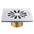 Commercial Floor Drains Brass Chrome Bathroom Floor Drain Supplier