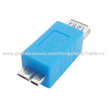 USB3.0 A Female to Micro B Male Adapter, FCC, CE and RoHS Marks