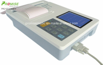Digital 6-Channel Electrocardiograph with ECG Monitor (PRO-ECG06B/C)