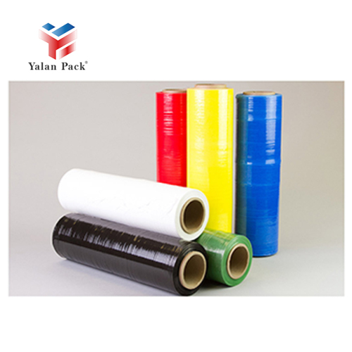 LLDPE Schwarz transparent Farbhandpalettenhaube Jumbo Wrap Pe Stretch Film