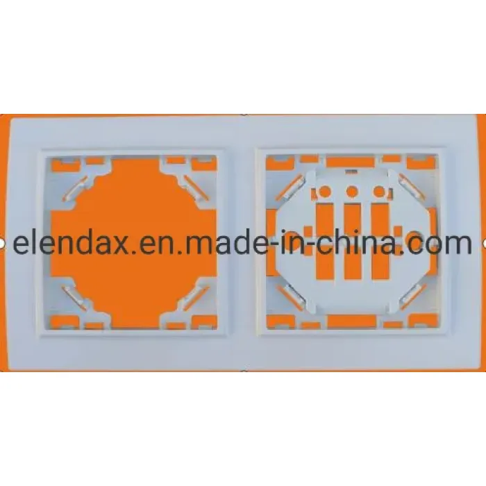 Bingkai ABS Sakelar & Soket 4 Arah Jerman