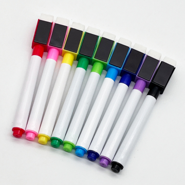 Custom Logo Purple Refill Mini Whiteboard Pen with Eraser