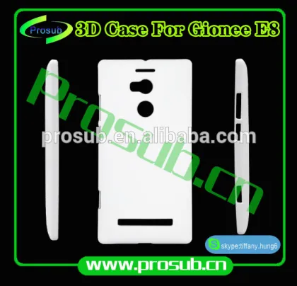 3d sublimation diy blank cell phone case cover skin for Prosub-Gionee E8
