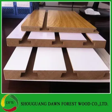 Good Quality 15mm Melamine Faced Slot MDF
