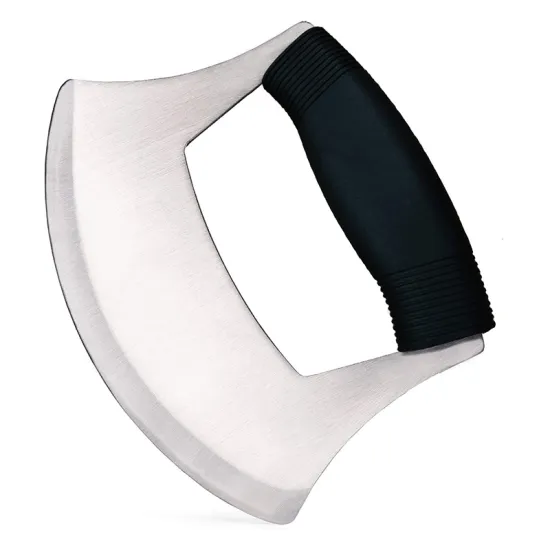 Multi-Purpose Kitchen Tools Set: Stainless Steel Herb Cutter, Vegetable Salad Chopper, Mincing Knife, Cheese and Pizza Cutter