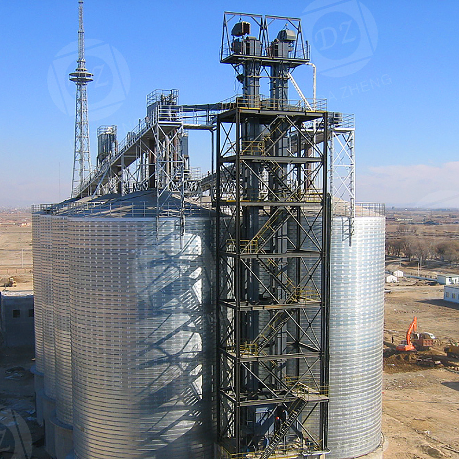 Fly ash silo for desulphurization project