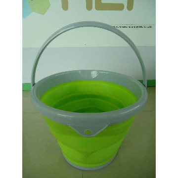 popular collapsible colourful Silicone bucket