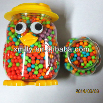 Fruit flavors hard coated mini rainbow tablet candy for cake decoration