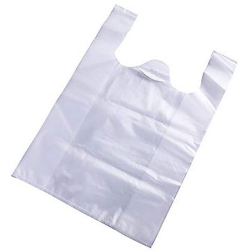 Cheap Clear Plastic Recycled Supermarket Packaging Bag Handle Shopping Grocery Bag