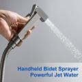 Brushed Nickel Bidet Sprayer with Copper Body