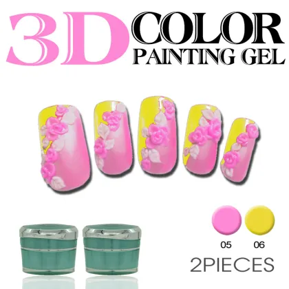 sculpture gel nail art paint