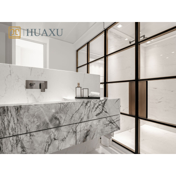 Marble Vanity Basin with Drawers for Bathroom