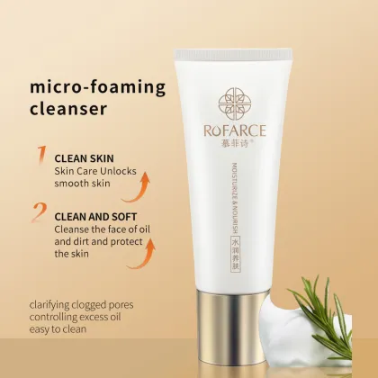 Natural Vegan Face Wash Cleanser - Moisturizing Facial Cleanser for Clean Skin